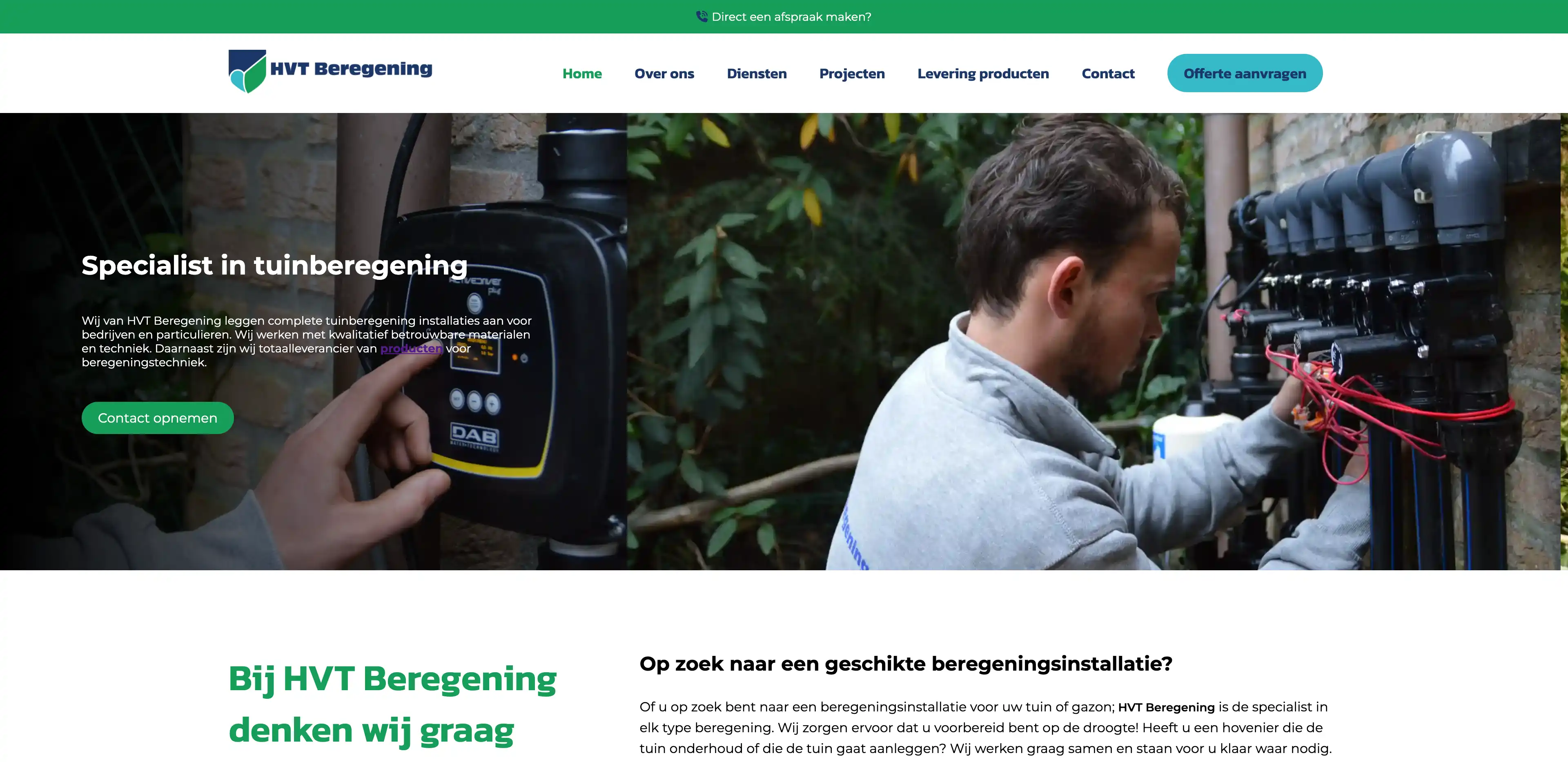 Afbeeldingen HVT Beregening